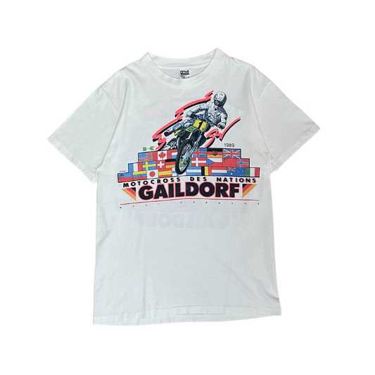 1989 Motocross Des Nations Gaildorf Vintage T-Shirt